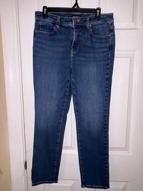 Talbots Straight-Leg Women's Jeans in Dark Blue Denim